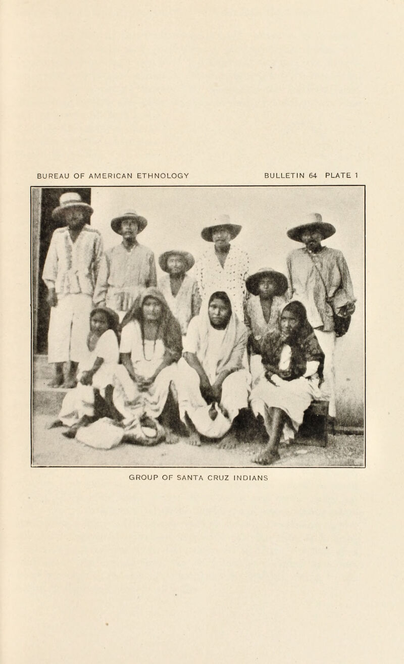 GROUP OF SANTA CRUZ INDIANS