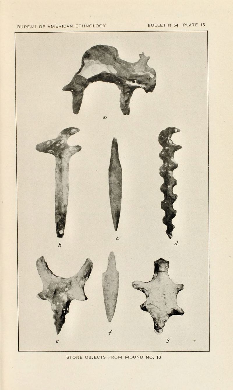STONE OBJECTS FROM MOUND NO. 10
