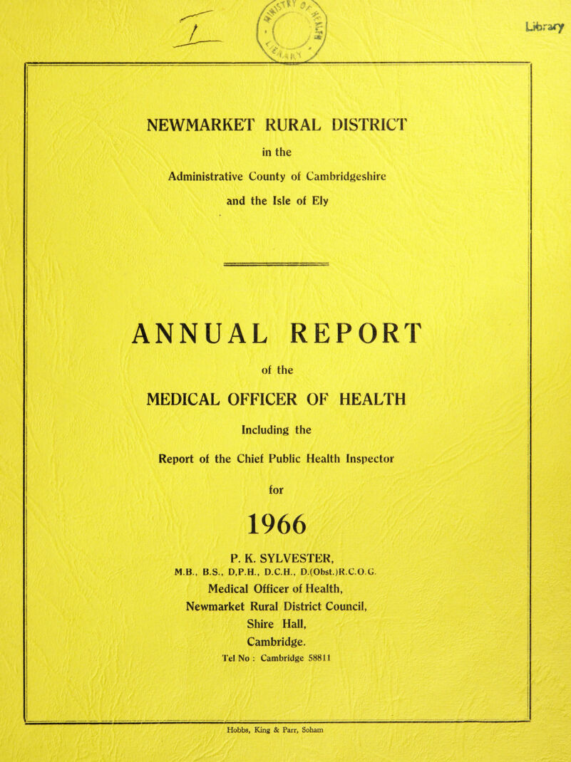 Library Hobbs, King & Parr, Soham