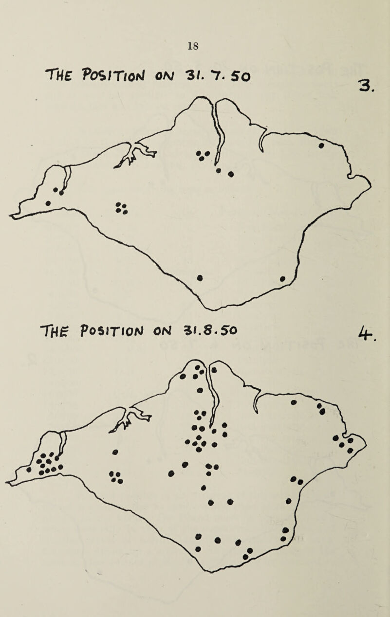 The Position on 3/. 7. so THE Position on 31.8.50