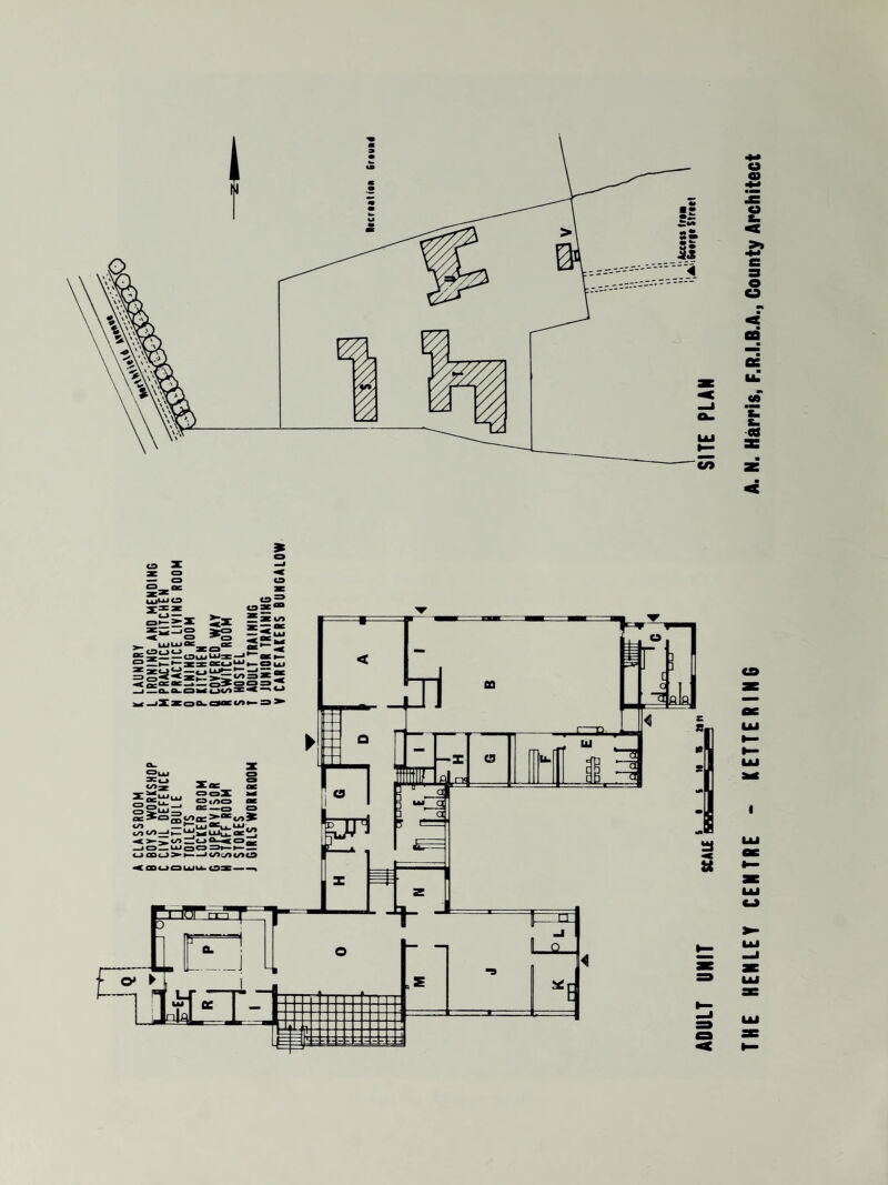 THE HEHLEY CENTRE - KETTERING A. N. Harris, F.R.I.B.A., County Architect