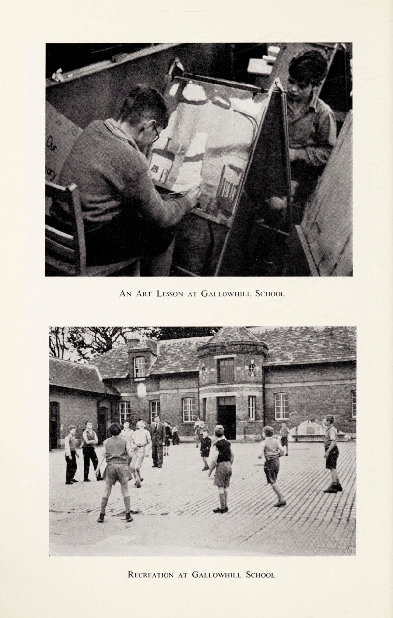 An Art Lesson at Gallowhill School Recreation at Gallowhill School
