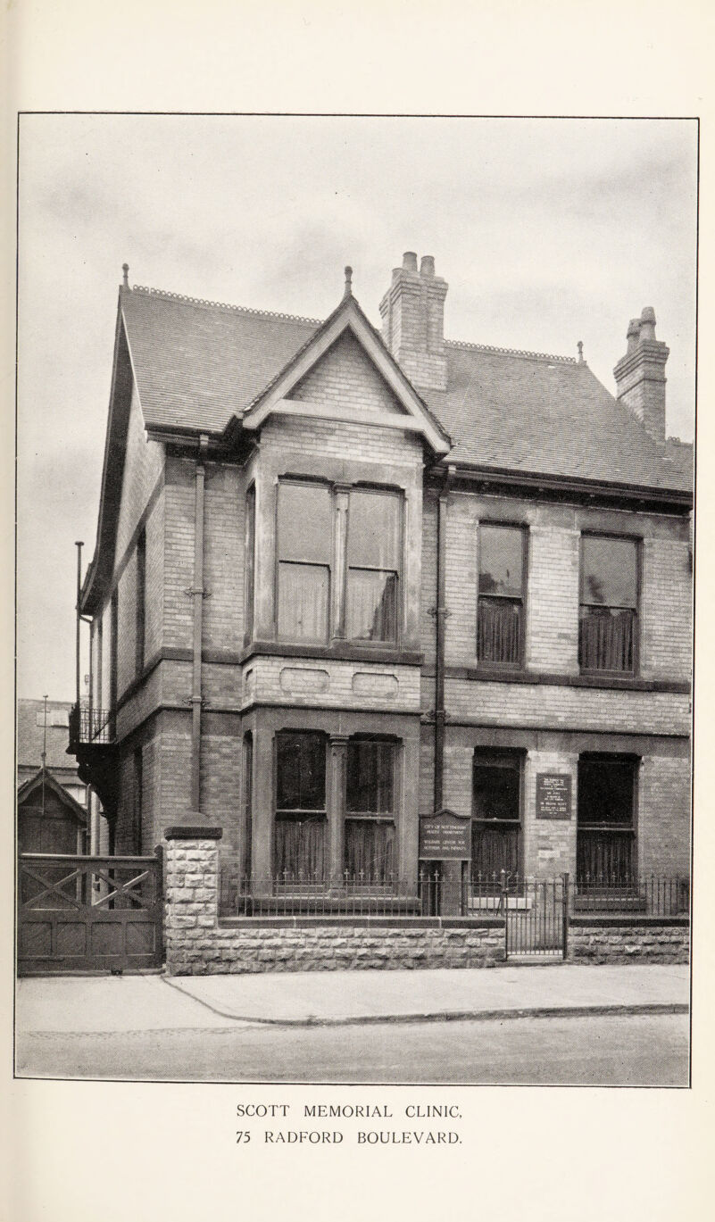 SCOTT MEMORIAL CLINIC, 75 RADFORD BOULEVARD