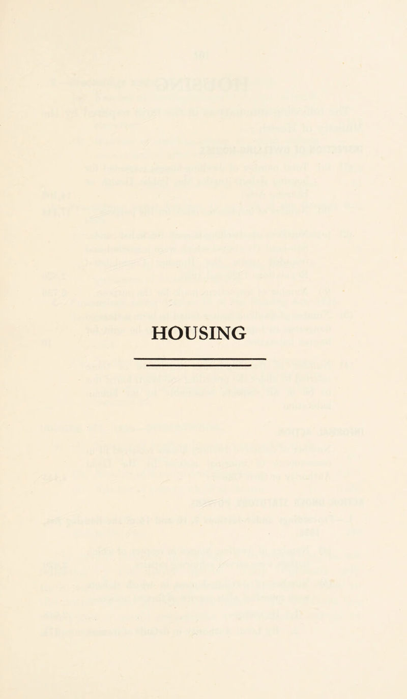 HOUSING