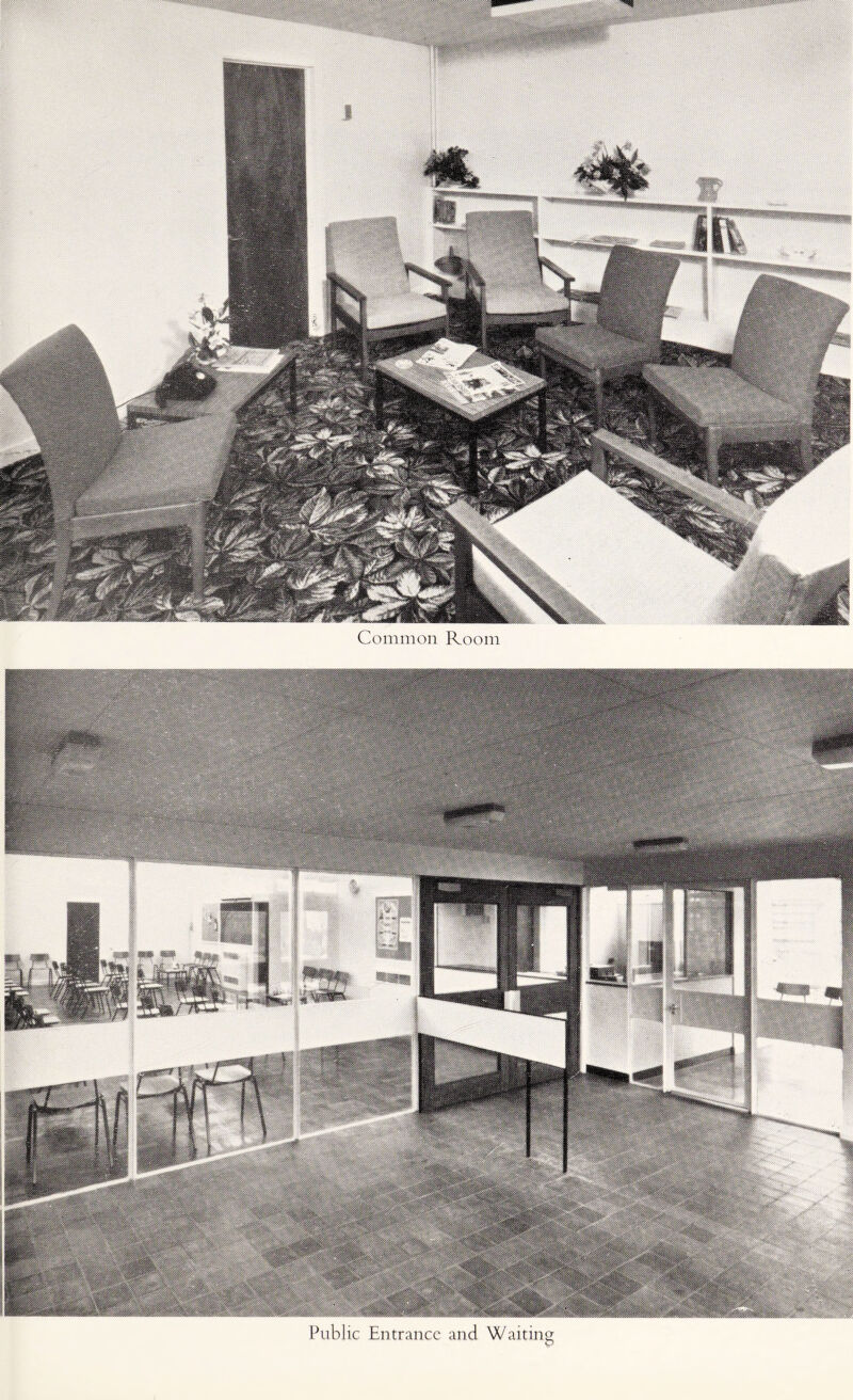 Common Room Public Entrance and Waitino-