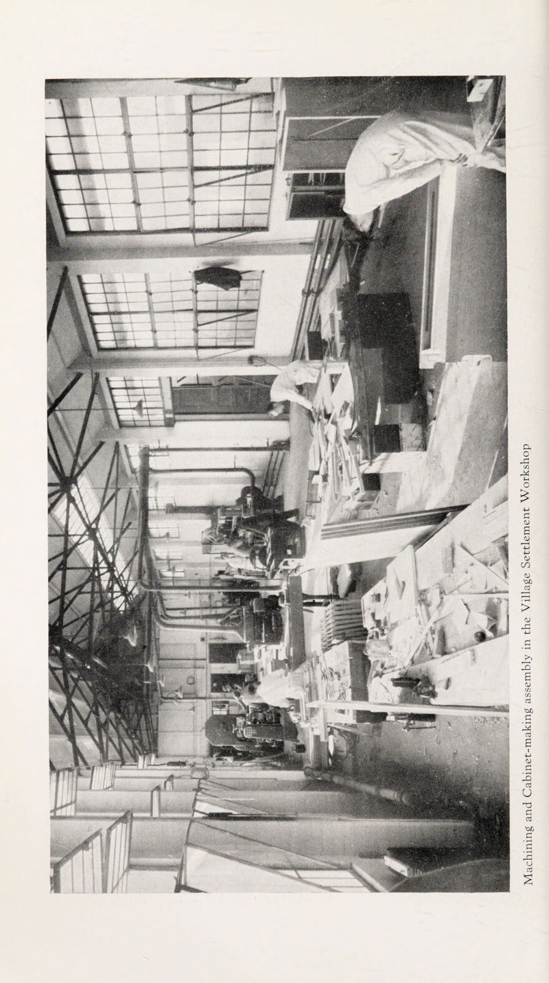 Machining and Cabinet-making assembly in the Village Settlement Workshop