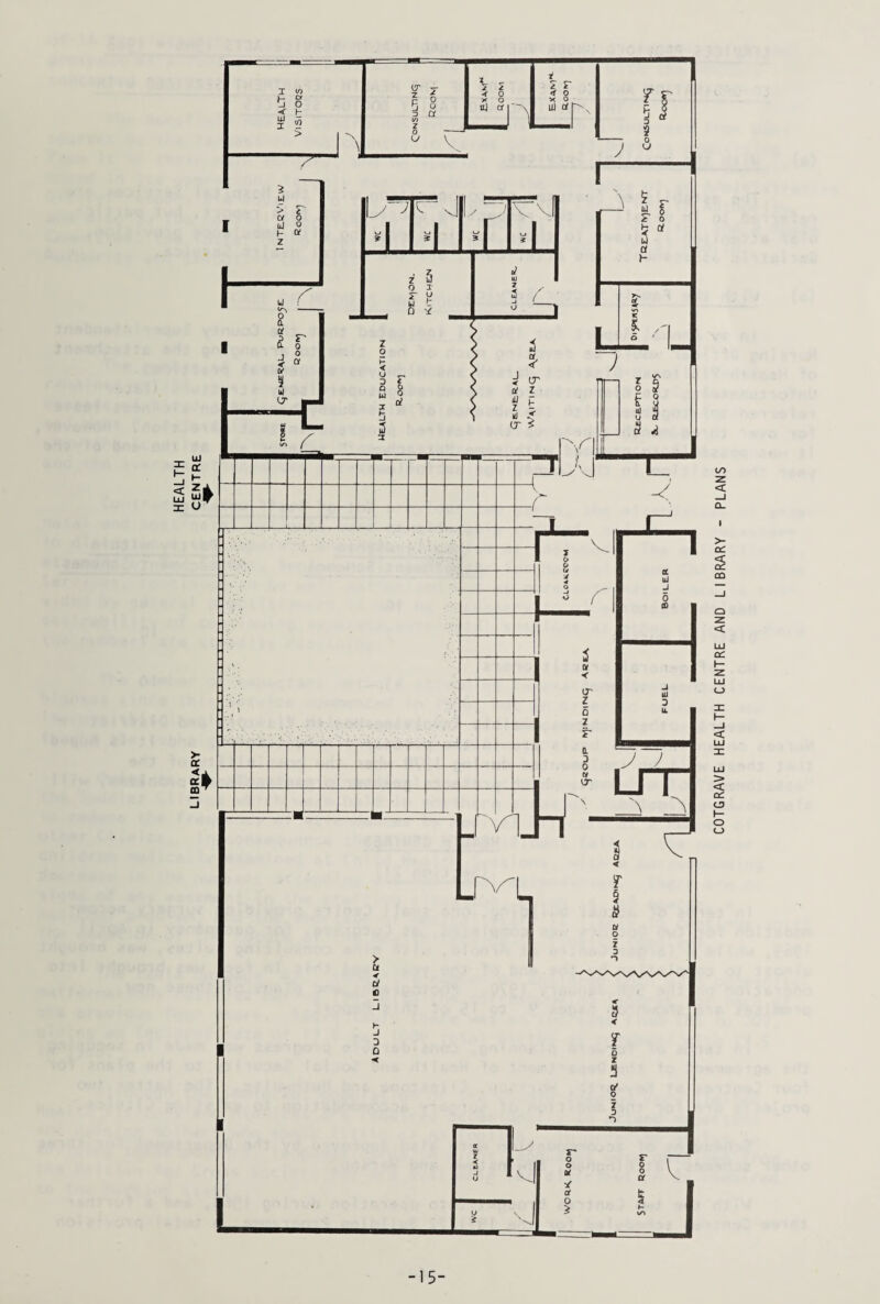 HEALTH library centre -15- COTGRAVE HEALTH CENTRE AND LIBRARY - PLANS