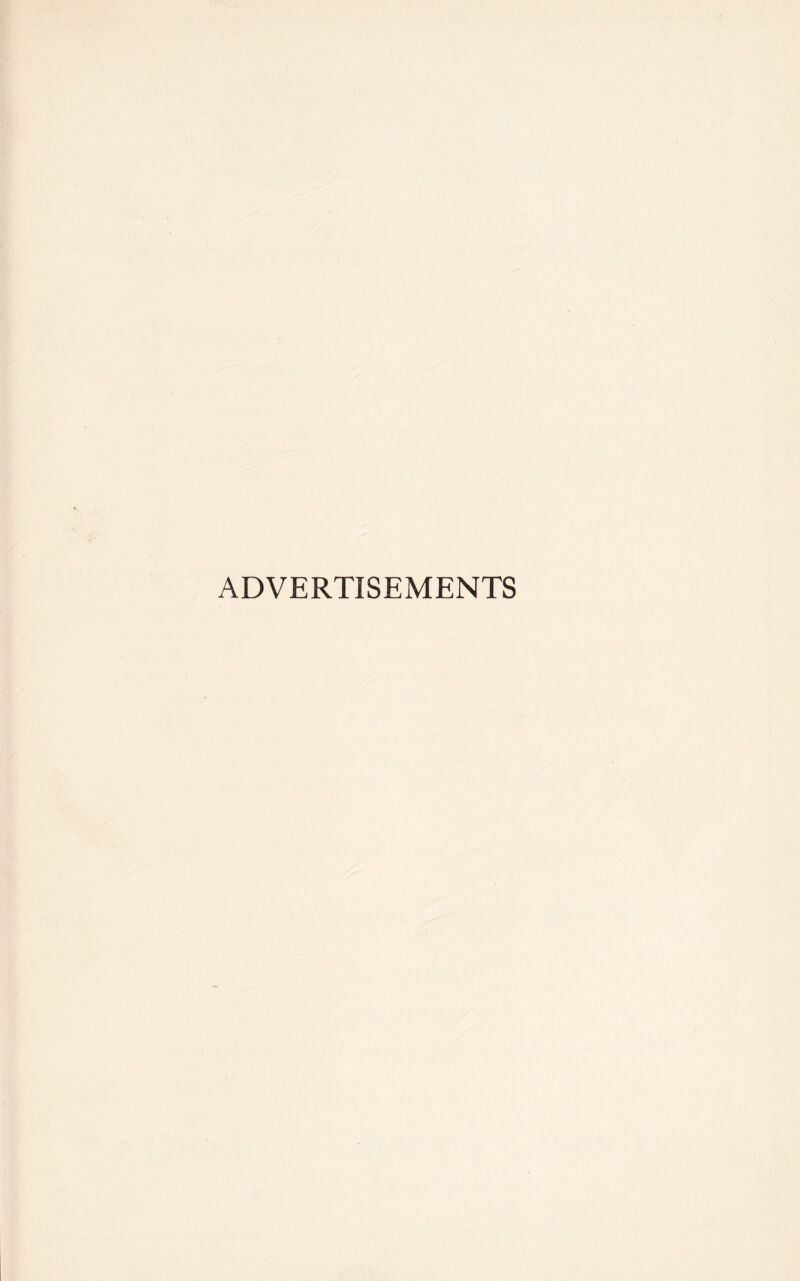 ADVERTISEMENTS