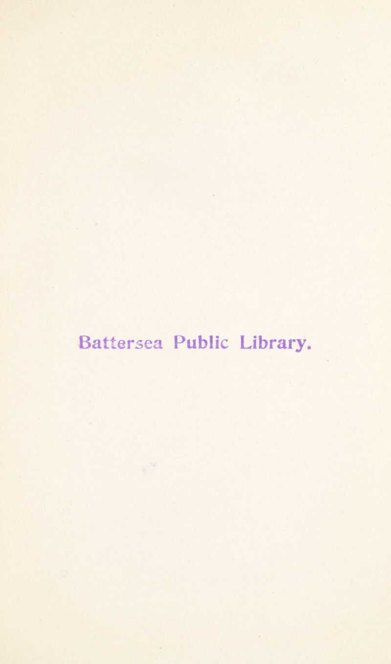 Battersea Public Library,