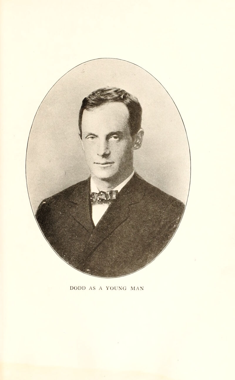 DODD AS A YOUNG MAN
