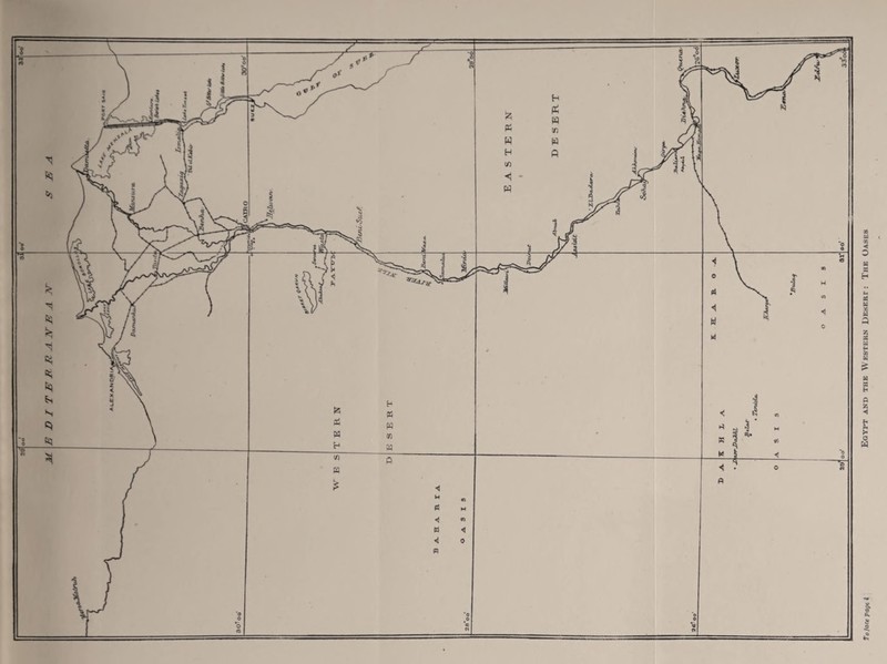 Tolactpagil EOYPT AND THE WESTERN DEHERT ; ThE OASES