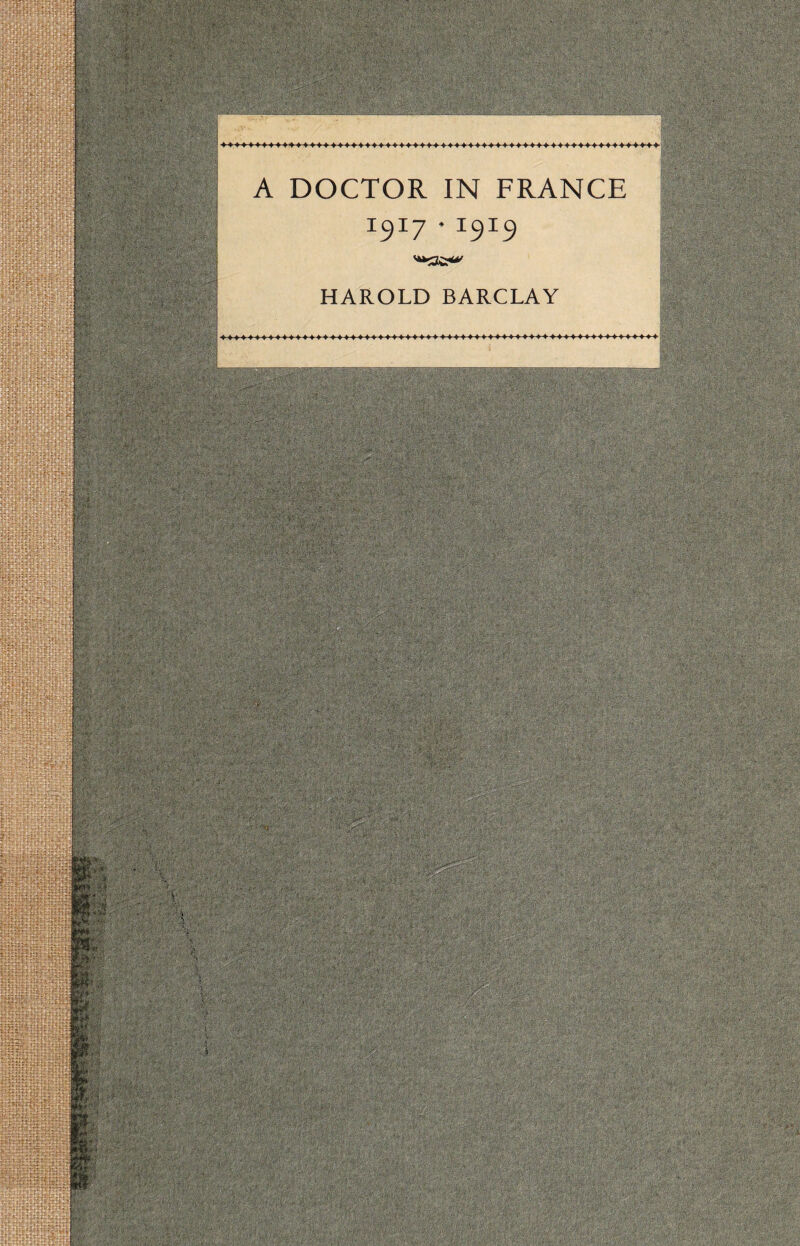 1917 * 1919 HAROLD BARCLAY