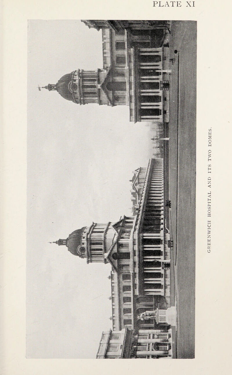 GREENWICH HOSPITAL AND ITS TWO DOMES.