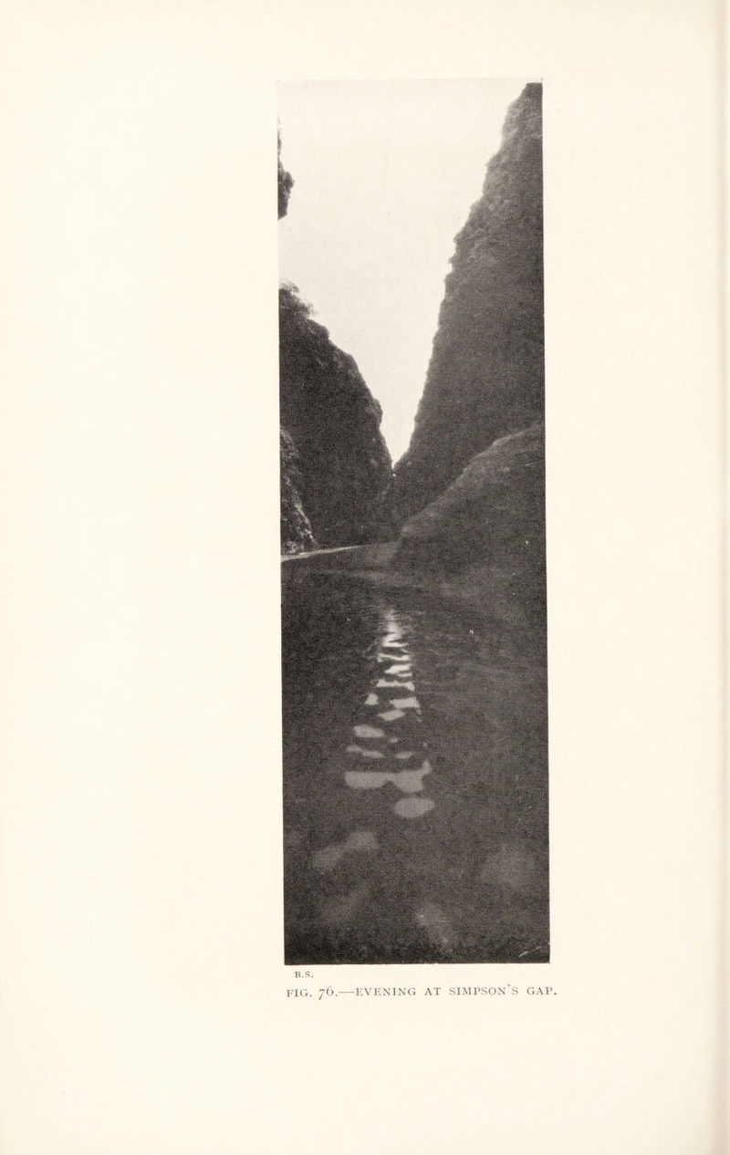 B.S. FIG. 76.-EVENING AT SIMPSON’S GAP.