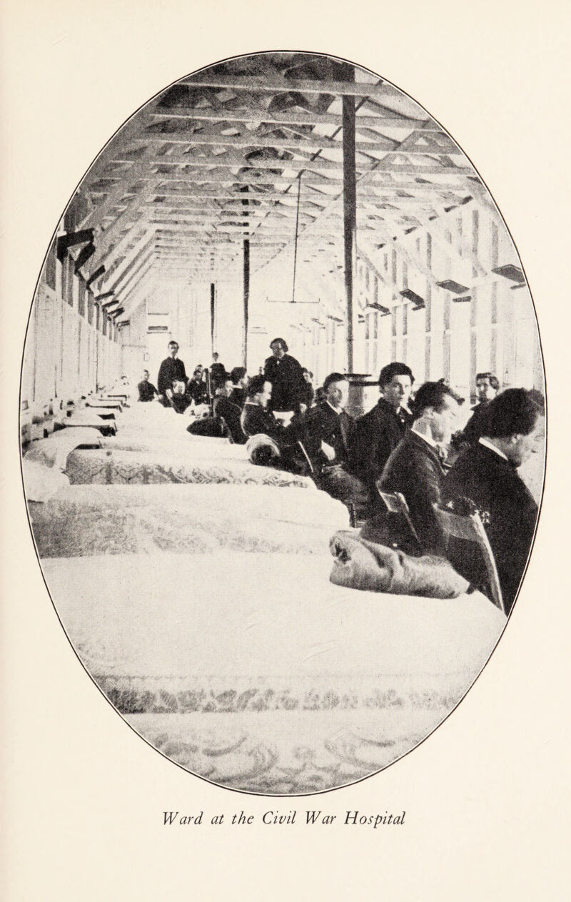 Ward at the Civil War Hospital