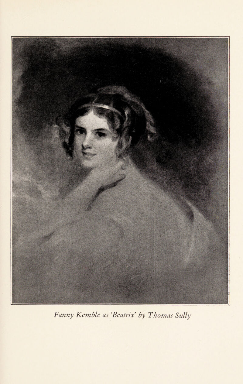 Fanny Kemble as ‘Beatrix' by Thomas Sully