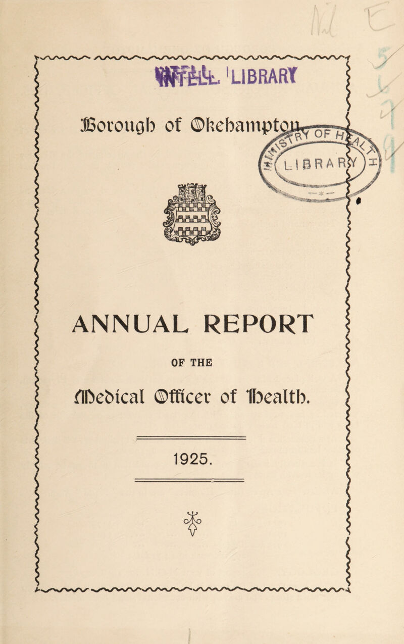 ANNUAL REPORT OF THE flbebtcal Officer of Ibealtb.