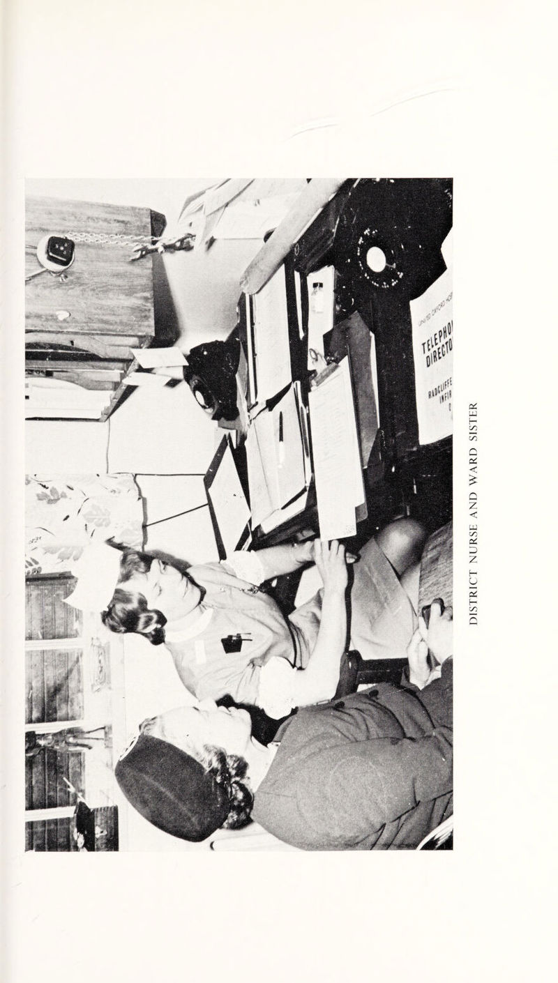 DISTRICT NURSE AND WARD SISTER