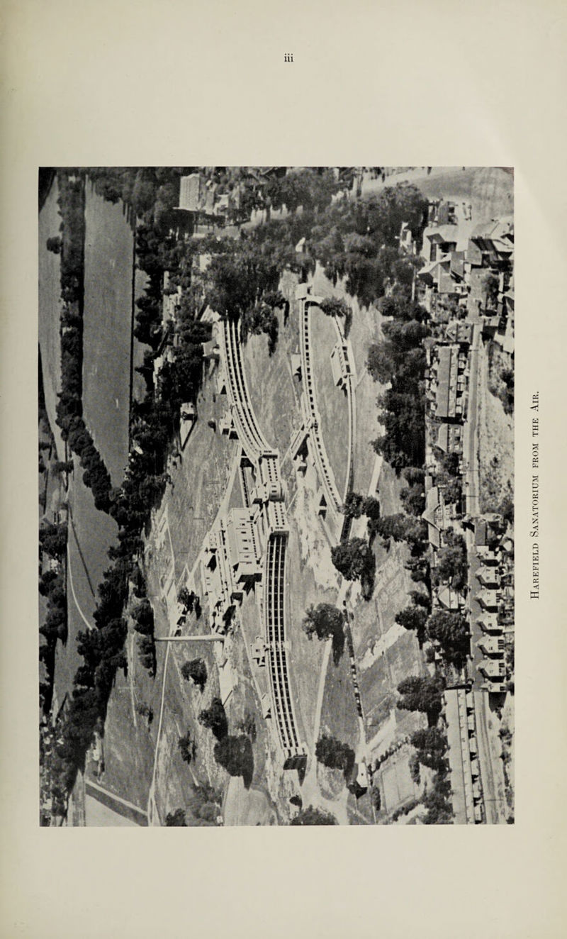 Ill Harefield Sanatorium from the Air.