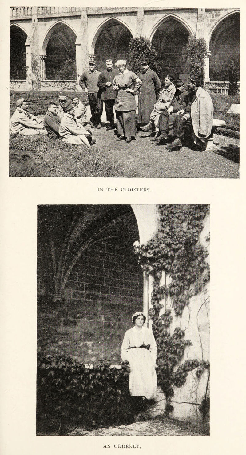 IN THE CLOISTERS. AN ORDERLY,