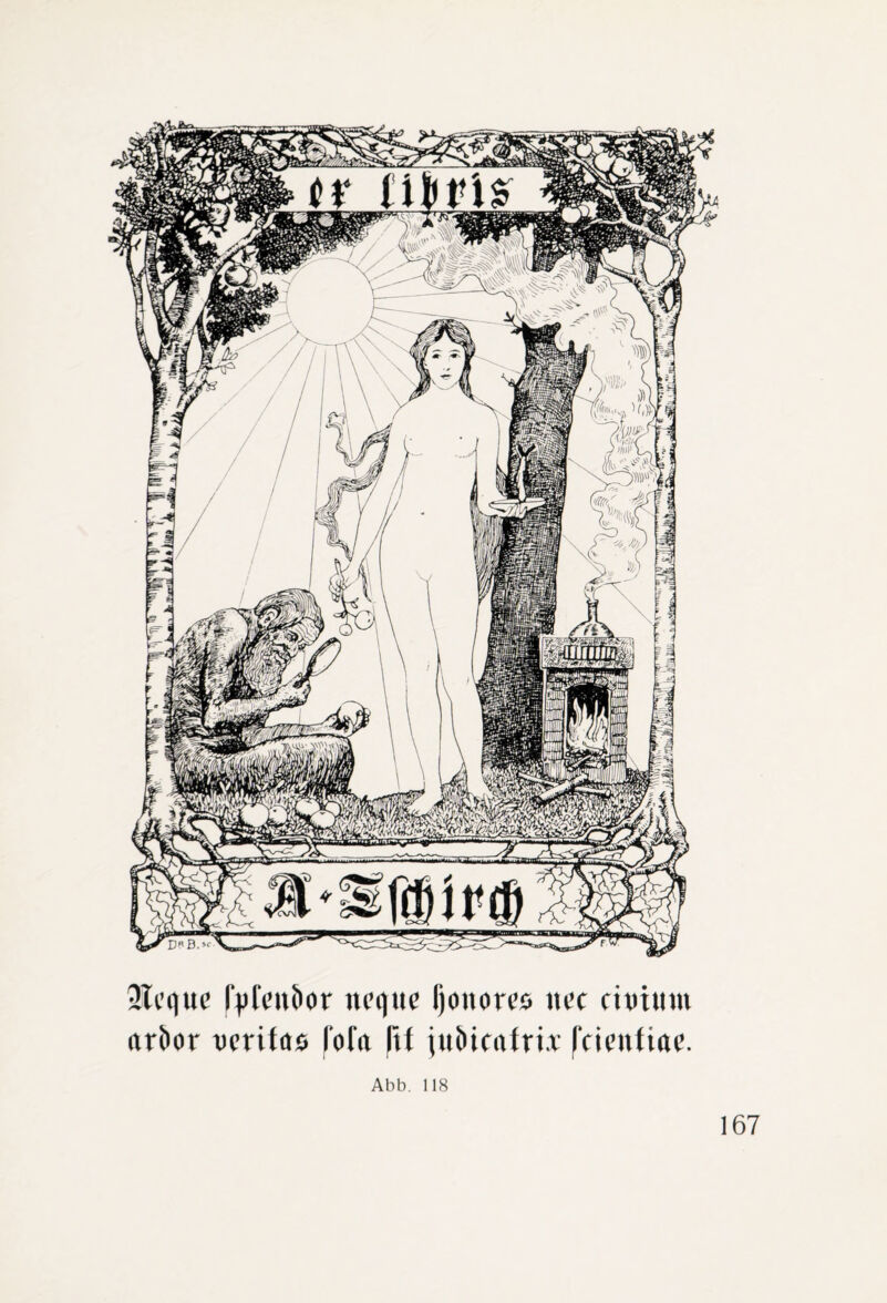 2Tcquc fyftmöor nct)uc Ijoium’o itec citnum aröor vcritoo fofn Itf ju&icttlw fcintfiac. Abb. 118