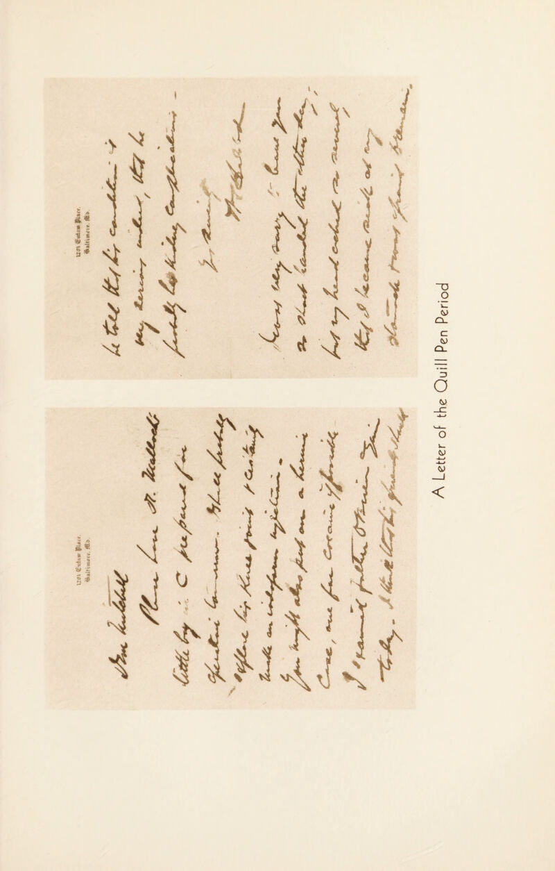 20\ Qrukftui JUct. U0\ (gtttr.w |Jlar Baltimore, ittb. kftaltimmf. Hih A Letter of the Quill Pen Period