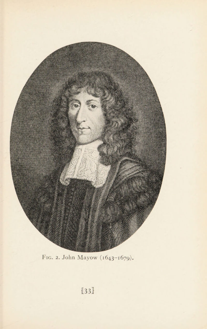Fig. 2. John Mayow (1643-1679). 133]