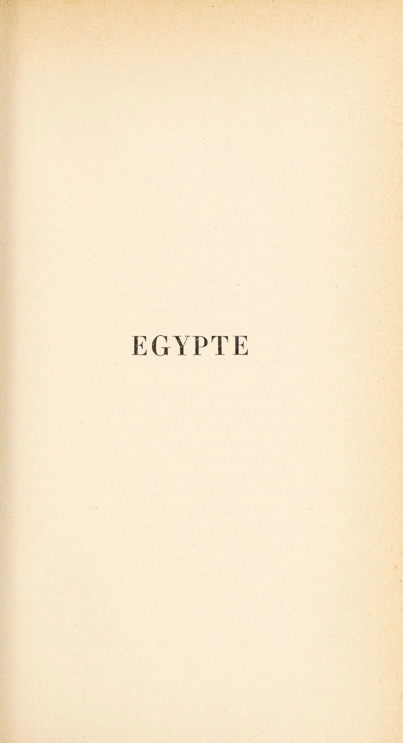 EGYPTE