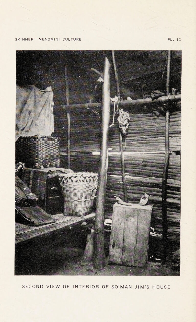 SECOND VIEW OF INTERIOR OF SO MAN JIM'S HOUSE