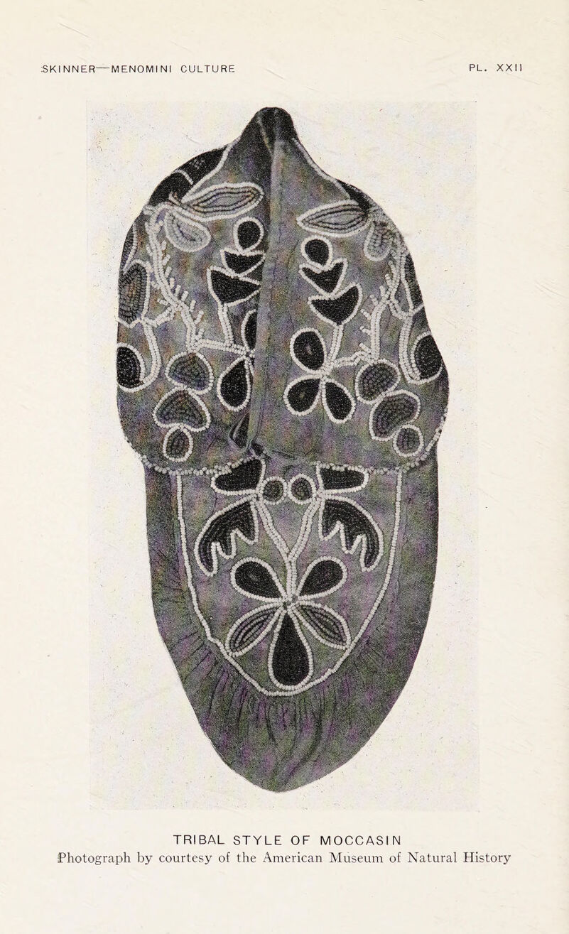 TRIBAL STYLE OF MOCCASIN