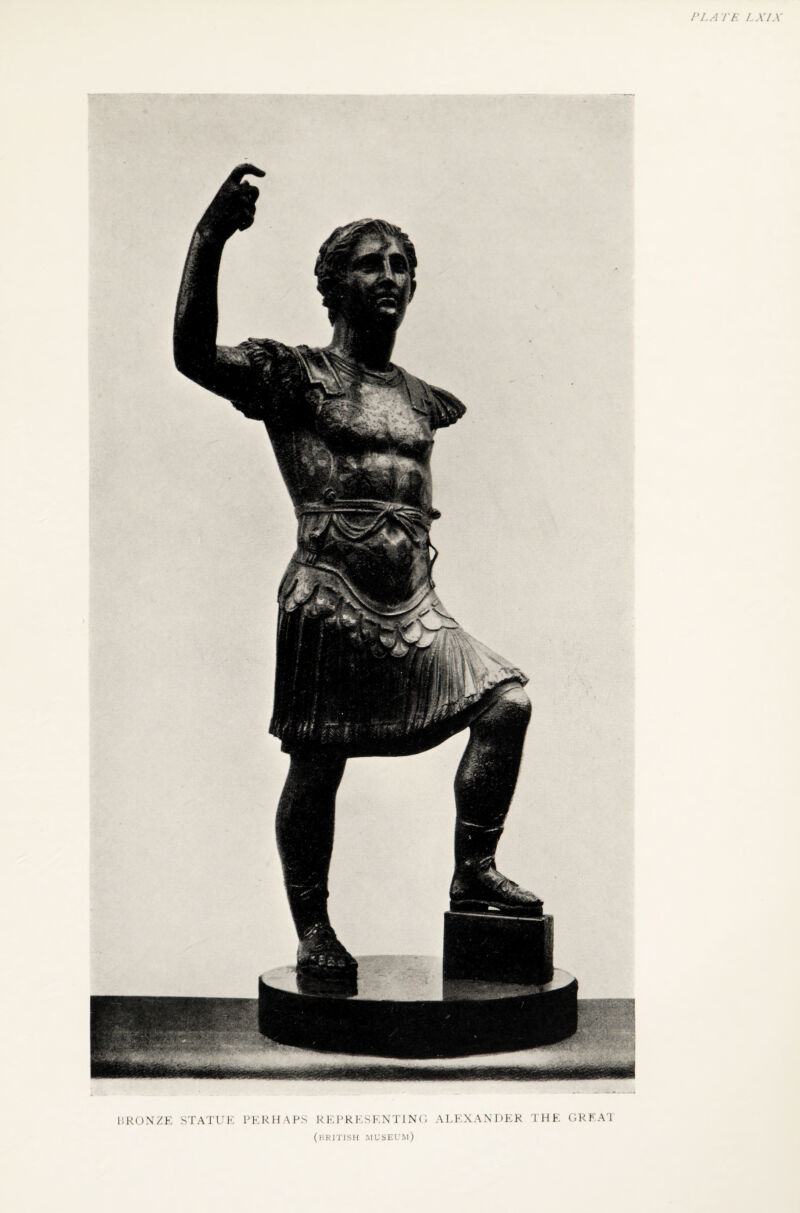 BRONZE STATUE PERHAPS REPRESENTING ALEXANDER THE GREAT (BRITISH MUSEUM)