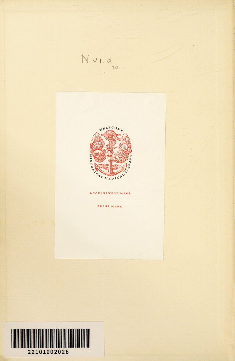 - N vi. ^ vo PRESS MARK 22101002026