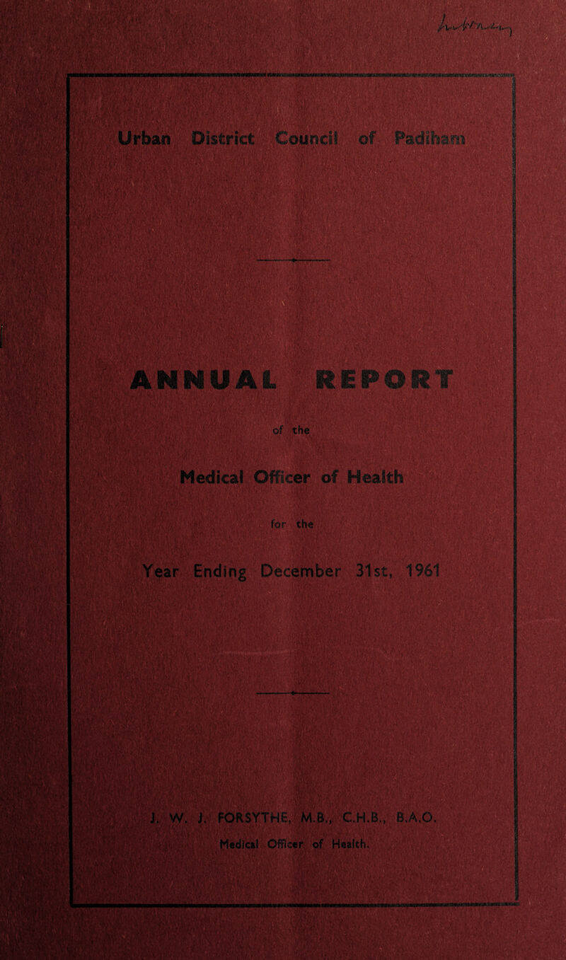 a? * Medical Officer of Health, I mkwmmMViwm raw i11 iMiiimw wwraiwwwKWMnwi^^