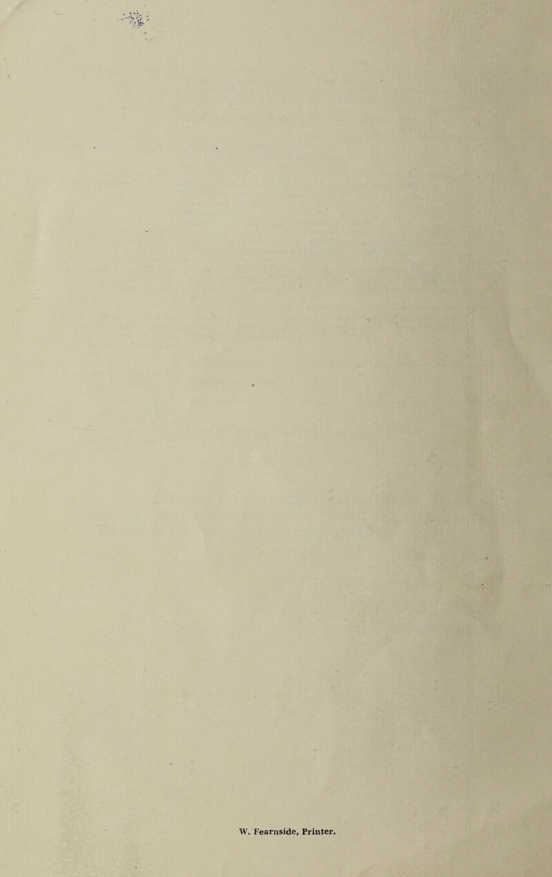 W. Fearnside, Printer.