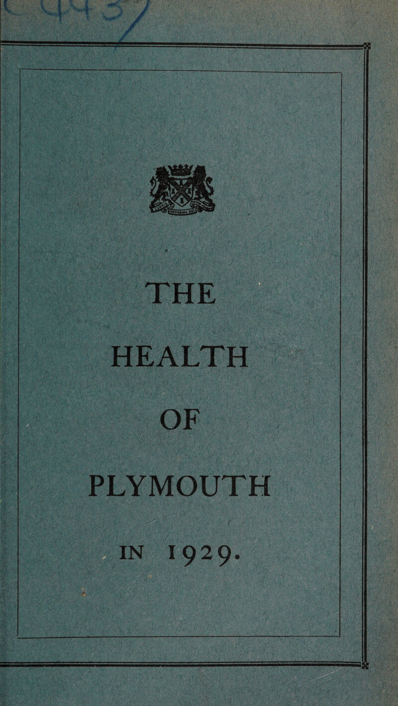 HEALTH OF PLYMOUTH