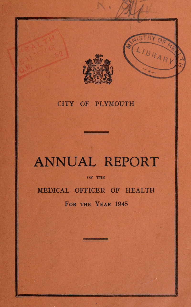 ANNUAL MEDICAL OFFICER OF HEALTH