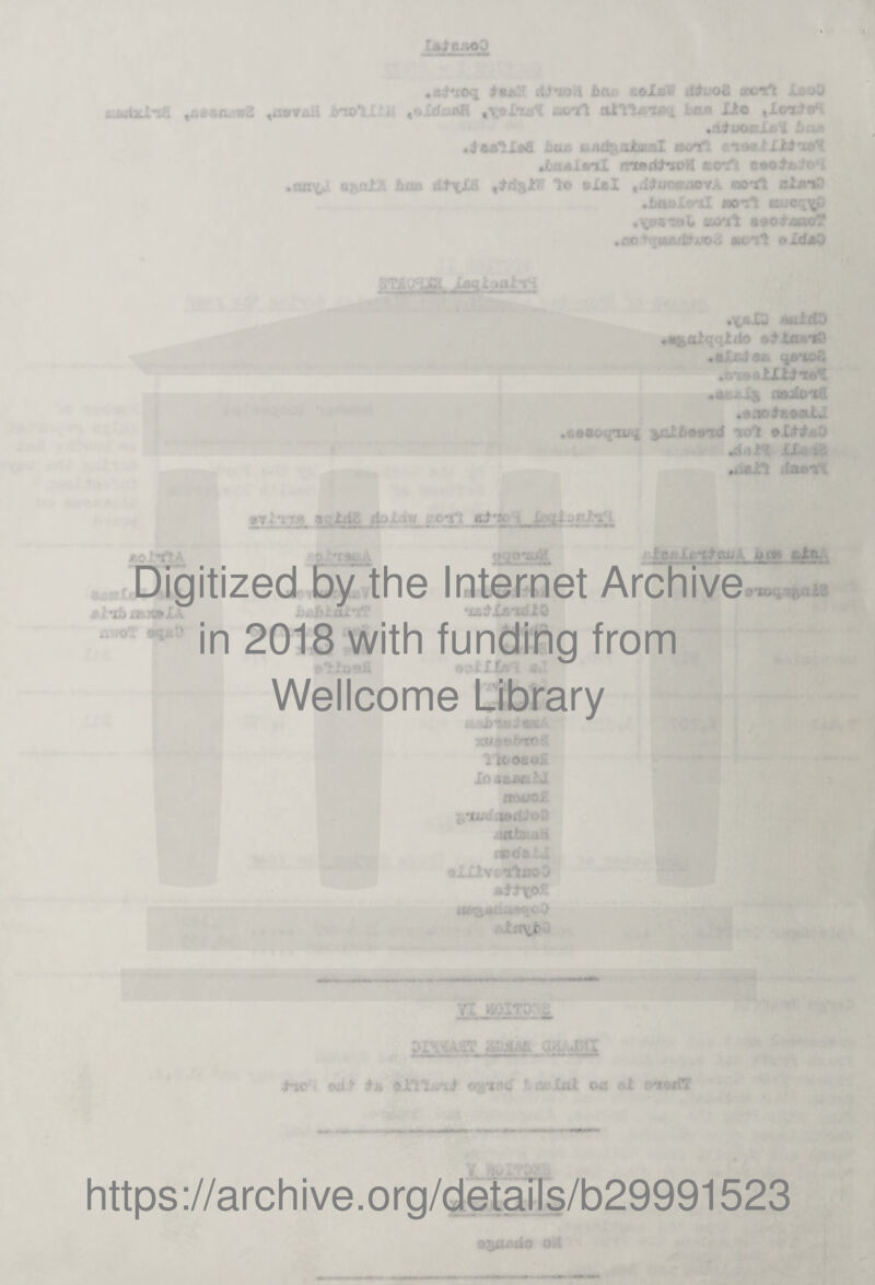 to .uil&X *' l :) #•*'•{ distort f>cu £©Xjb<<' di'tioS ircrr^ xcoO <4',; i/i. Bu .ixf • ^ i • ^ xl . !* ii i i' ’' Ilo jXc^X-J 3 .rituOKU i £••. -• t-•}£.'. iJt:i ll J-v.^' .ii'U .els'll frx*>rid‘no4 t0':‘ r*ofi .nn\,. a at. hits rit\X& lo eiel td&uomaorX no**! oX/***-' «£jfU»X&*xX MO*rt e w.v • VP8X9i> i. U'll 8dOr i^uoT . ;.r • ;.• ' ■ r an ' 1 ■•XdjO iiJX'X'i 9$l£Ui‘*0 . . •*t;«X& ft&io'xa ♦^rtcJesau*. .6®ooq,ti>'4 Wl sXJ^i.O j-in ixo ic ...&,: I a/i'v; ?v• v: xctdc c*n fti* : *.• ii *«^cuj A u o» fJtfu X3 Digitized by the Internet Archive it .^XA £>.; 'JtdL -—‘ !..r/lOXiJ in 2018 with funding from Wellcome Library O'Xo:- i K oeo IX* • 11 u » »'• ••-■V -V &n kJt’tl.iXi' 9; lfl( https://archive.org/details/b29991523