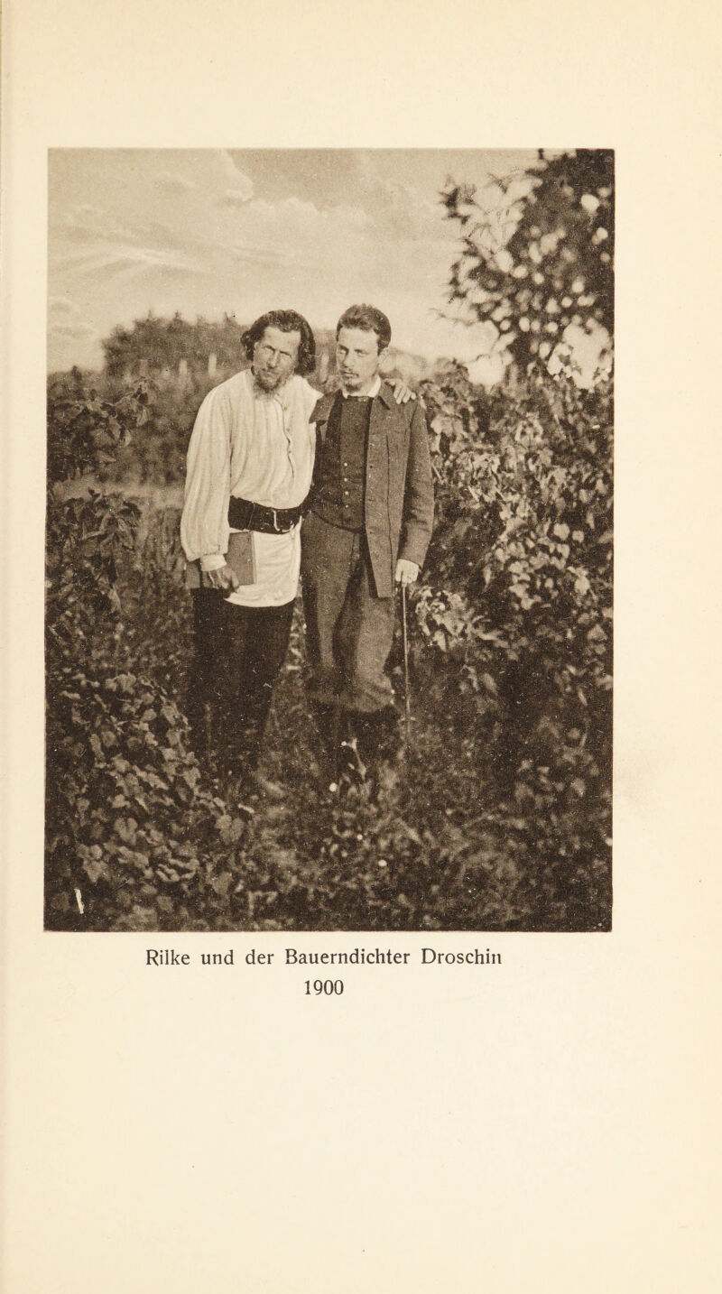 Rilke und der Bauerndichter Droschin 1900