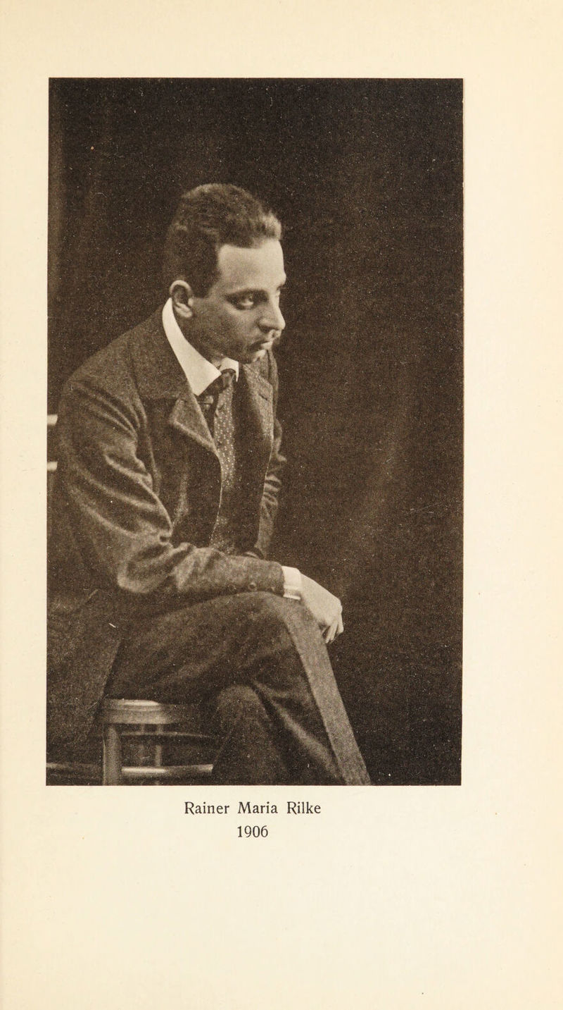 Rainer Maria Rilke 1906