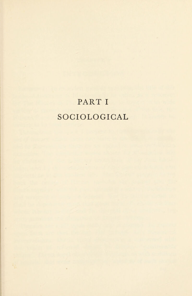 SOCIOLOGICAL