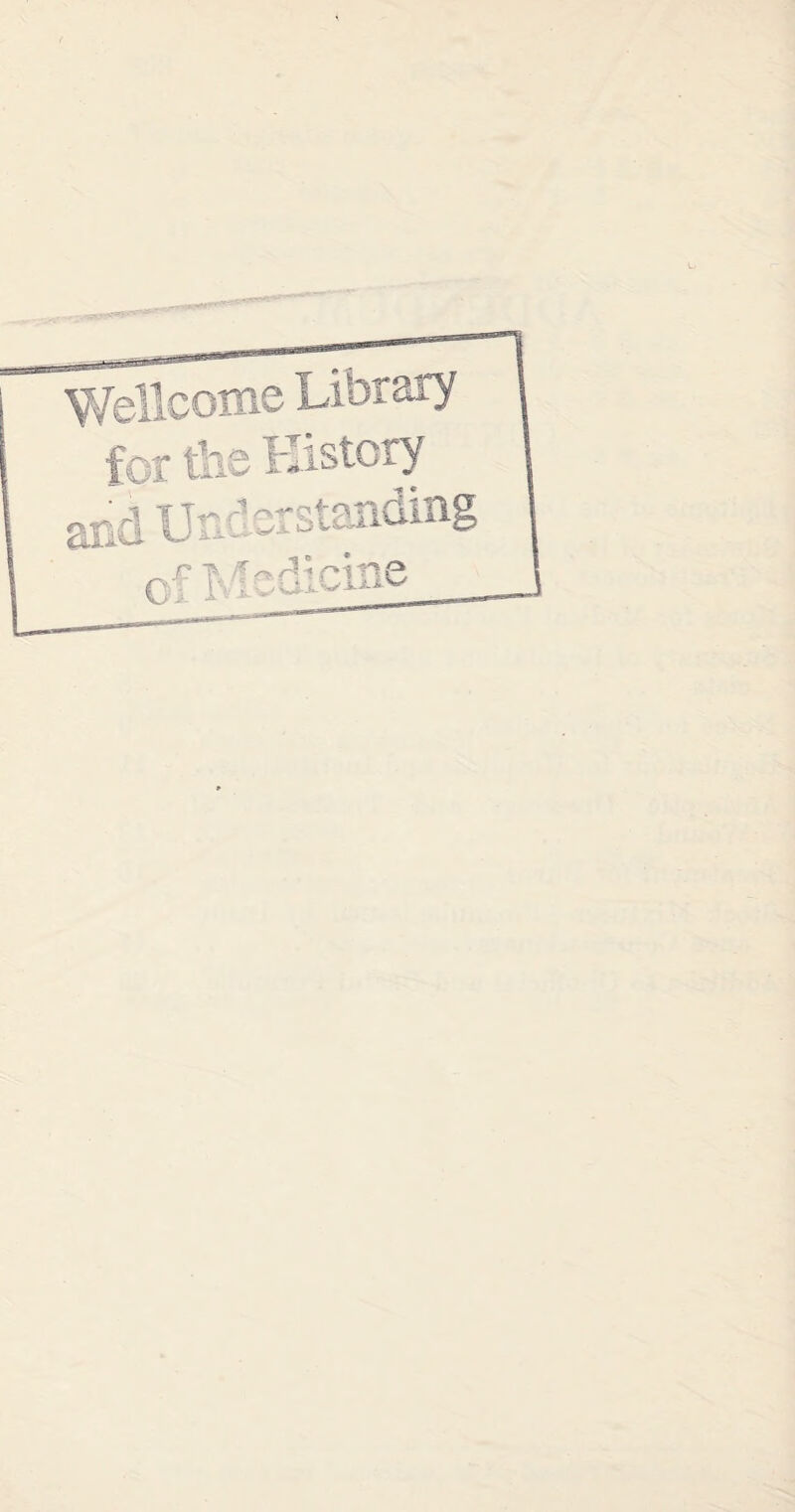 Library Wellcome for the History ai r--f Madidne