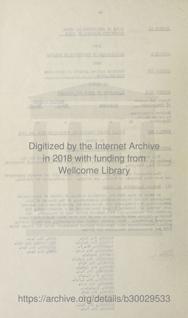 1 tv . t'r* • * E'liJW ;•? **• . . k ),U -1 - • Vl/v * - in 2018 with funding from < W Wellcome Library j i ?> ill X I .. j u ■ j > - .w • • . • ^ fi V V • ■ ■?; ..... • - > ‘ ,f % 1 , £0 '.10 j ; ‘ is-. ■' >• • *<’ ■ J j . ’ » : it Mi 0*3 . jTK-'X % v.v . **• /.*• w . ^ u y.j j;< *W -* ~ ....; j : i .* - • i* *• h i\ Vti < . vl *v * * H V? i 1 iJX: ‘ ; . • •: ... '. 0.'. https://archive.org/details/b30029533 ♦ V