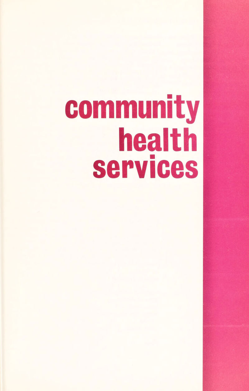 community health services