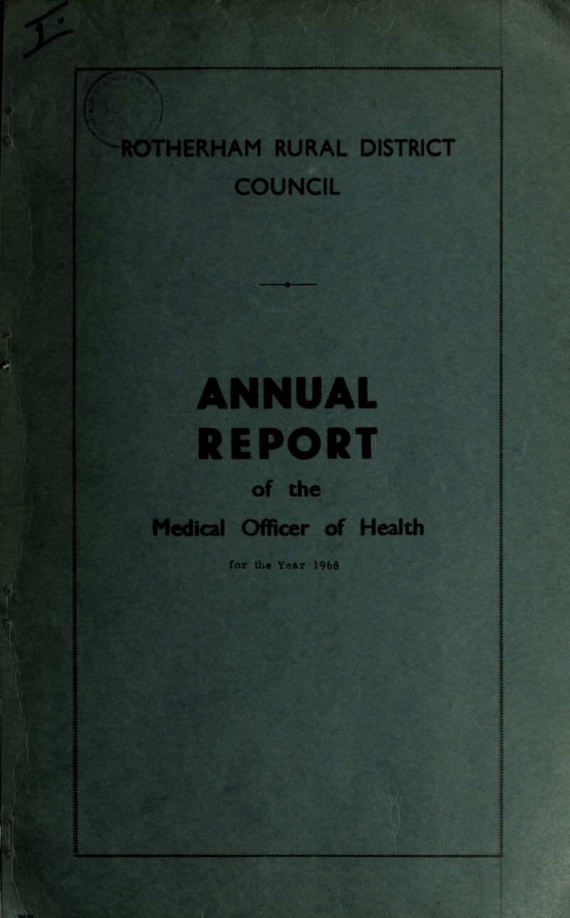 ROTHERHAM RURAL DISTRICT COUNCIL ANNUAL REPORT m a