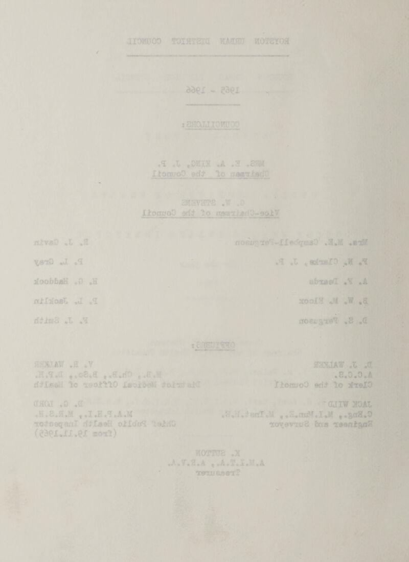 : :x w 22iZ r rr’ -II a ! *e- ■ aToobbaK .0 .H ailafaeL *1 Kfc-uaa .V .A acjfi 1 I .3 .G *• , : AV 333JAW .1 .Of- M gk M 'C<# - * ' ■ ijtonwoO 9ti& lo ahreXD ~<liiw yoAi t. fBta, s .auM.IJI ,.3flS.O tco^eviuS 6ns -xadnl&crSI W'traarrT