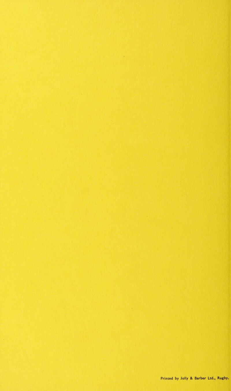 Printed by Jolly & Barber Ltd., Rugby.