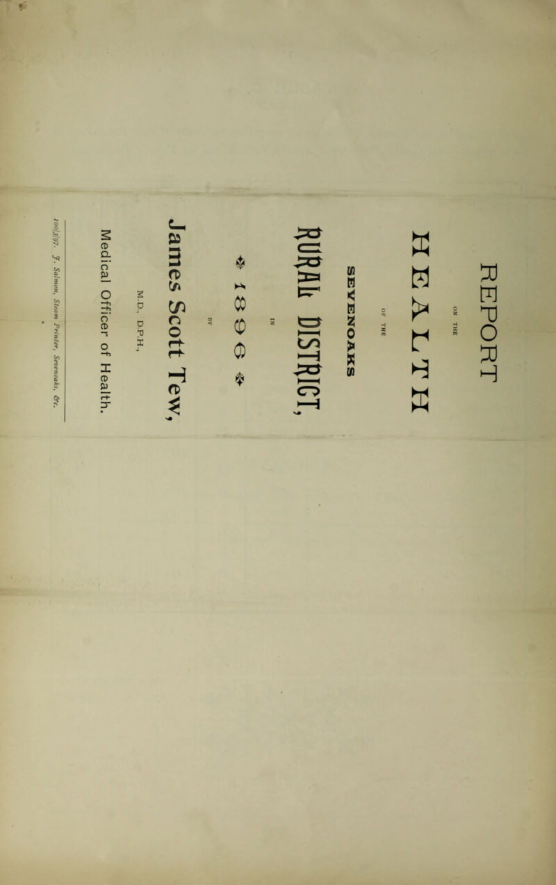 /00/j/p7. y. Salmon, Steam Printer, Sevenoaks, REPORT