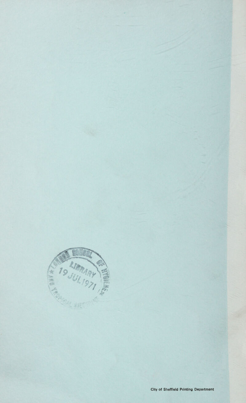 City of Sheffield Printing Department