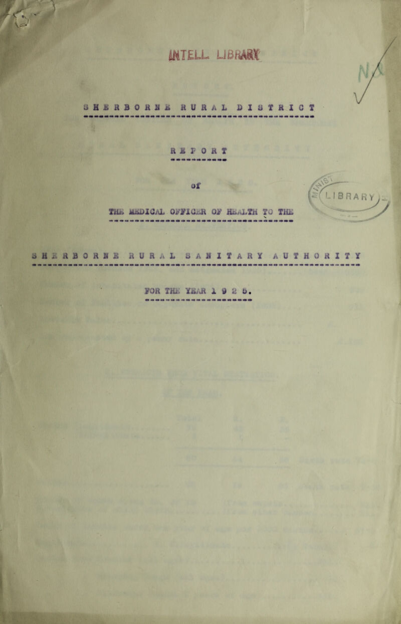 MULL UBhMI tj 3HJiaB0Hliji RURAL UIUXRICX R £ P 0 R X of XRA Mia)IOAL OKJfXCkJi Oif HR/U.XR TO XiiL bUKHBORRK ilURAL UANIXARY AUTHORITY ?Oa THi:: YiL\H 19 2 0, a