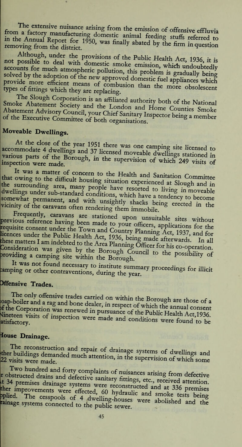 ie„;'o;4Tora£. ™ '-^ Es|iS‘3.a3aasS! a^SSSisr”*-™— Smo^AlSen^rj^and X'Londl^nd H*' '’“ r°''*' Moveable Dwellings. E#i?i^K5?5i5a? ”= E E|sisiasiiis!s =,Ei EE= ■s-s br5=5£SH:f3» licences under the Public Health Act 19^6 hJjno- r these matters I am indebted tX X PkLnTofT, f “X*' :i>nslderation was given bv theXX r® ■? “'“P'' providing a campinf Te Xn tL Bofoug?““' °f .nt^rotrhirrntxs:^^^^^^^ f- ^pcit Offensive Trades. ^ligsa&ii* louse Drainage. pSS?-— ■t 34 premises drainage systems were rcconstruc’ted'and'atMVXf' ^&r‘’TXSporo/4''dw-ir“ “<* tes^bTng rSnage systemrrntefto^h41&?